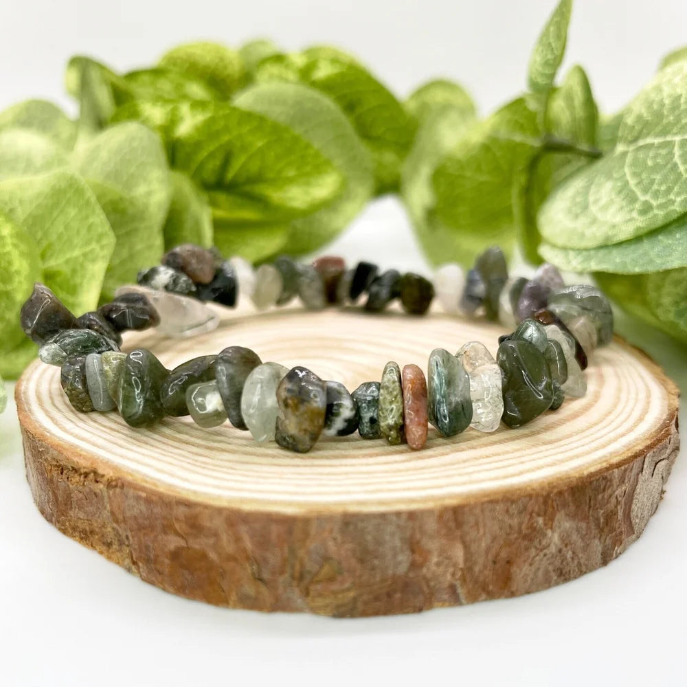 Jasper Chips Bracelet
