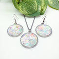Faux Opal Jewelry Set
