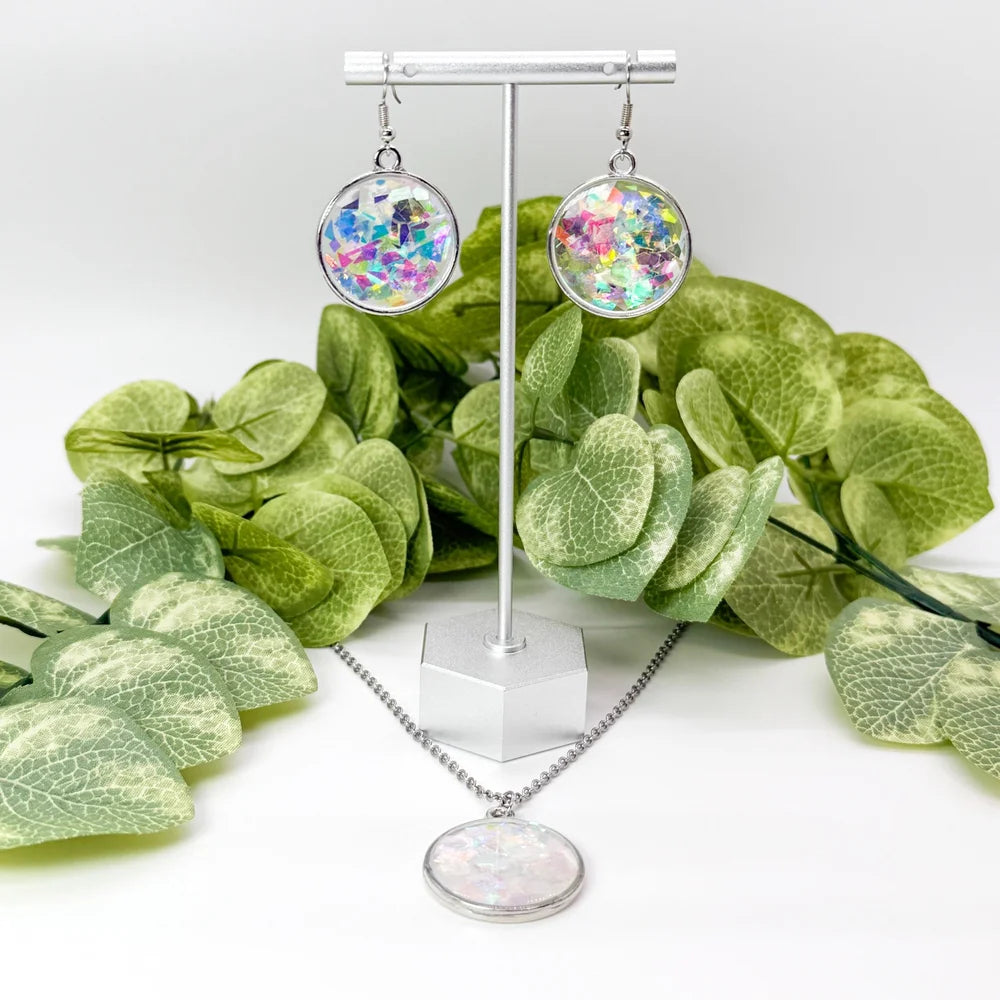 Faux Opal Jewelry Set