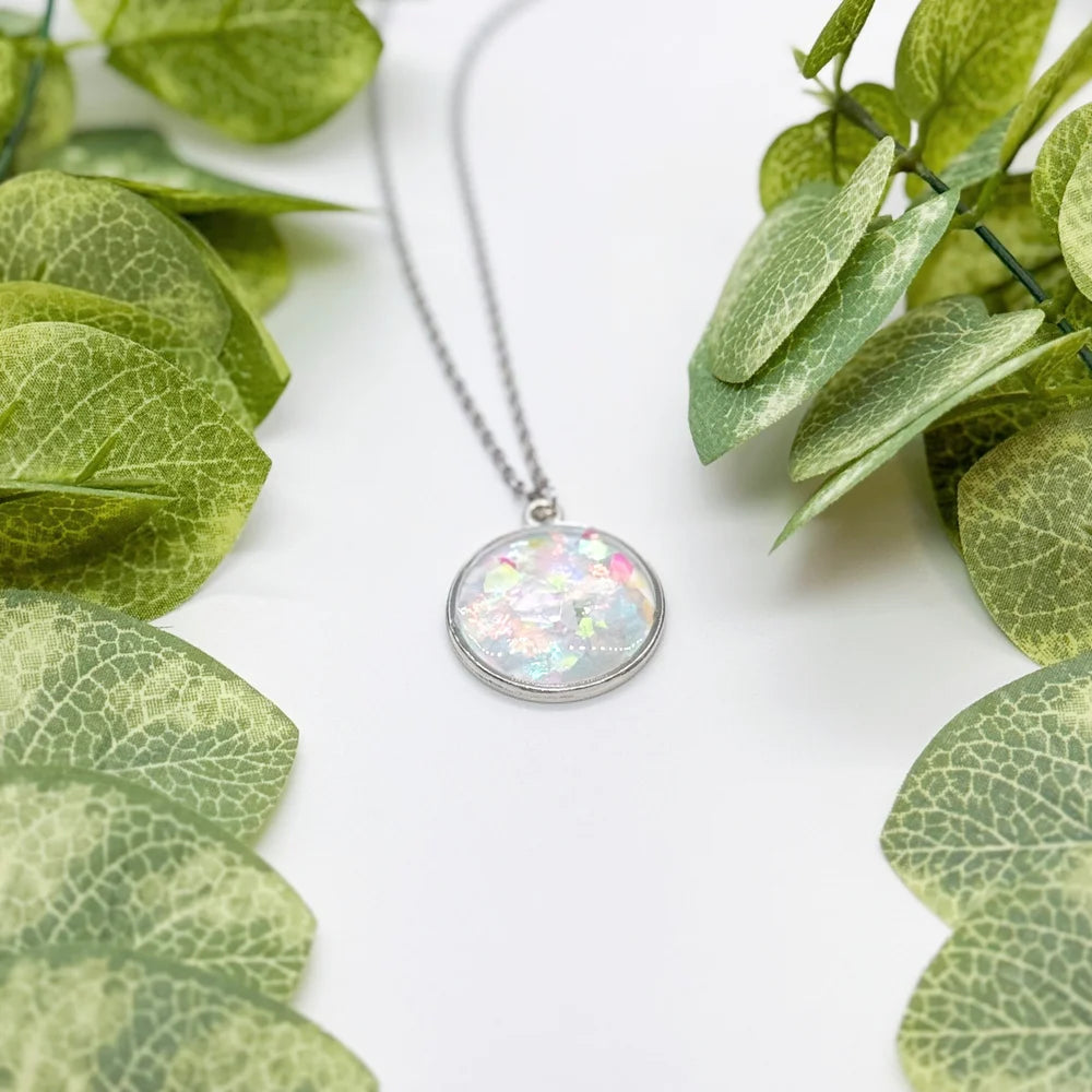 Faux Opal Jewelry Set