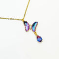 Preorder Crystal Butterfly Y Necklace