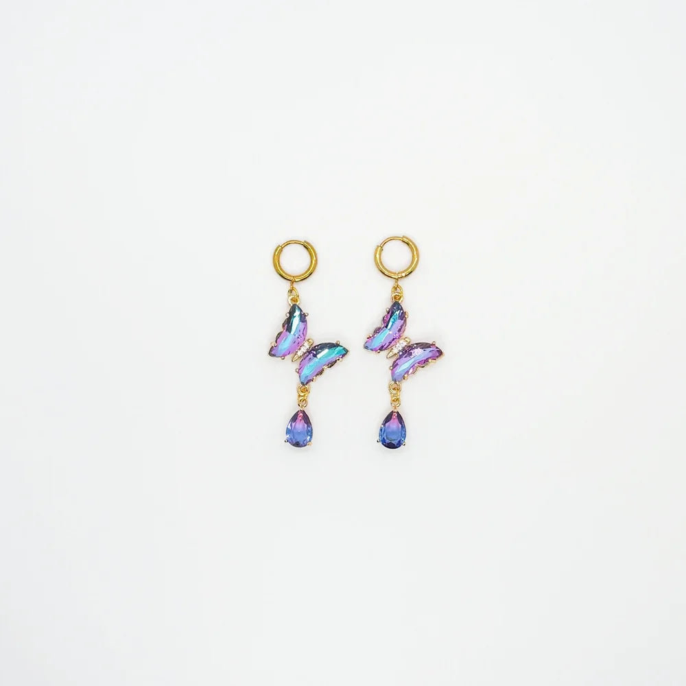 Crystal Butterfly Huggies