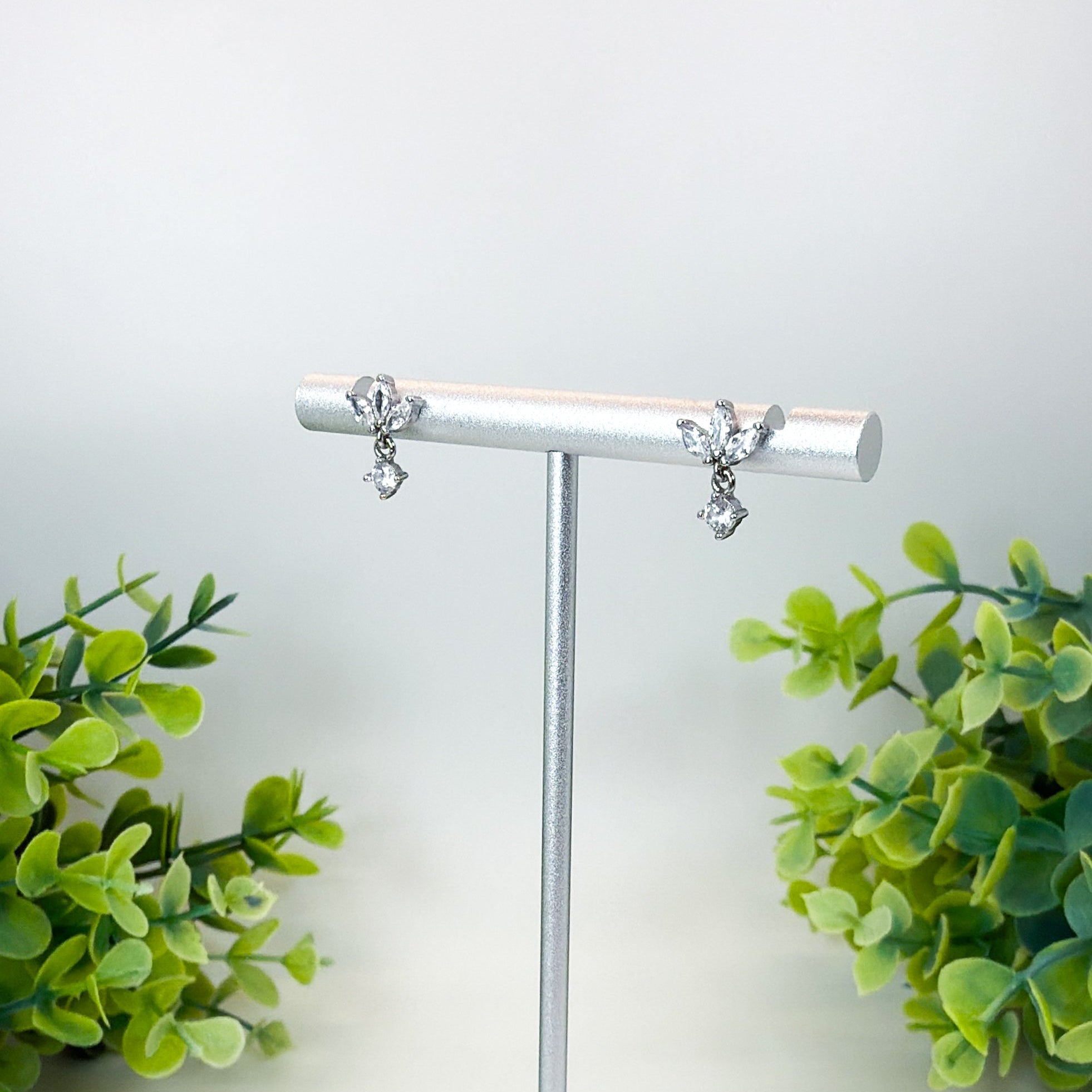 Flat Back Dainty Drop Studs
