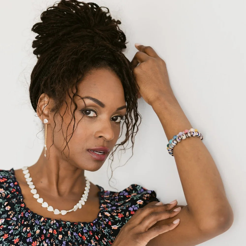 Dyed Rainbow Quartz Bracelet