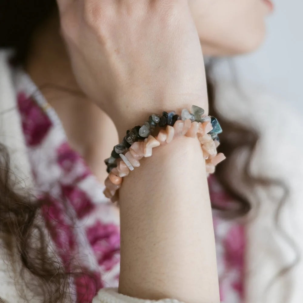 Jasper Chips Bracelet