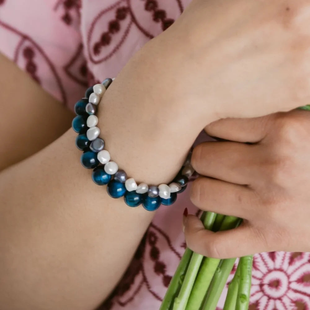 Blue Tiger's Eye Bracelet