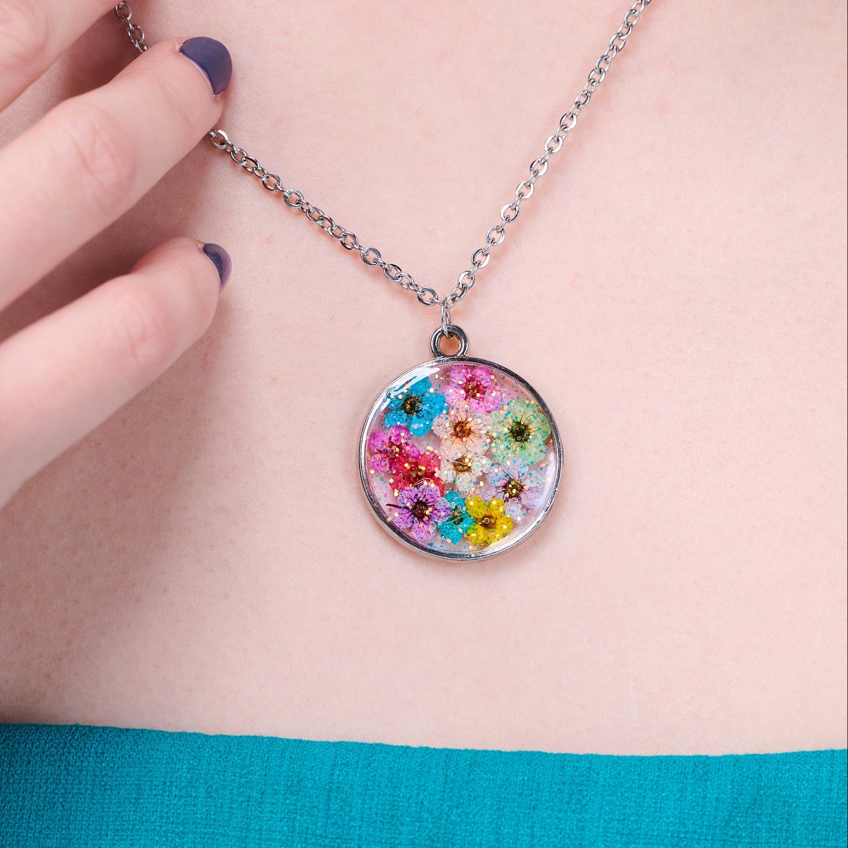 Forget Me Not Necklace