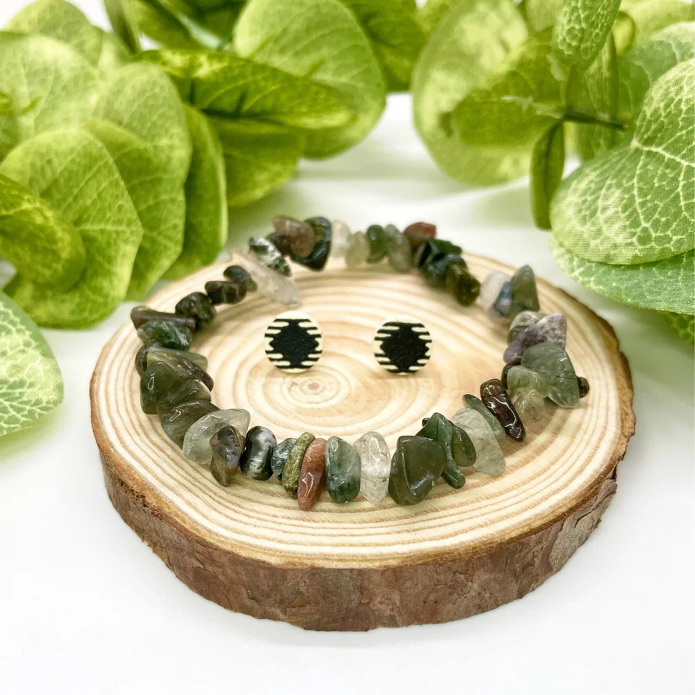 Jasper Chips Bracelet