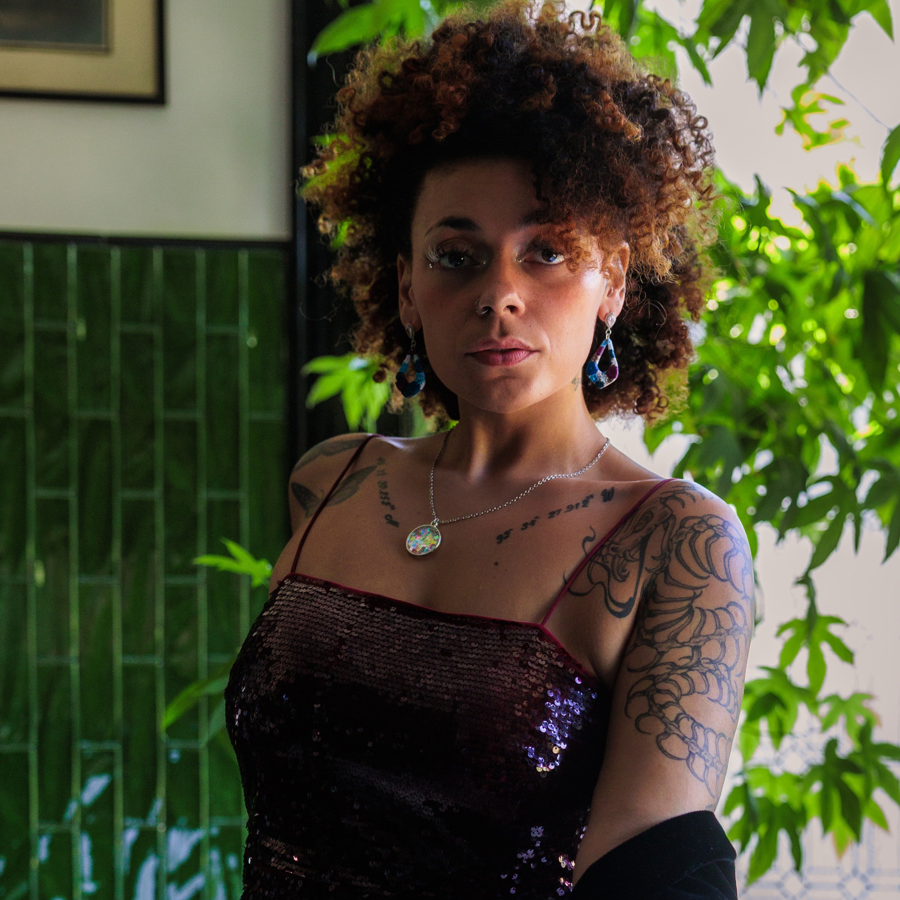 Faux Opal Jewelry Set